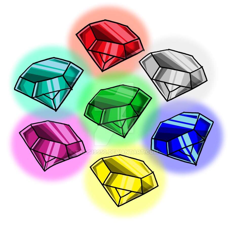 7 Chaos Emeralds! Sonic the Hedgehog! Amino