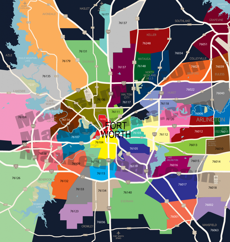 Mapa Y Su Codigo Postal Houston Tx | Printable Templates Free