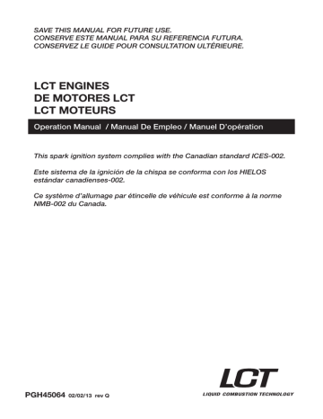 LCT 208cc Engine Manual (English) | Manualzz