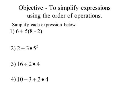 1.2 Modeling Algebraic Expressions using tiles - ppt download