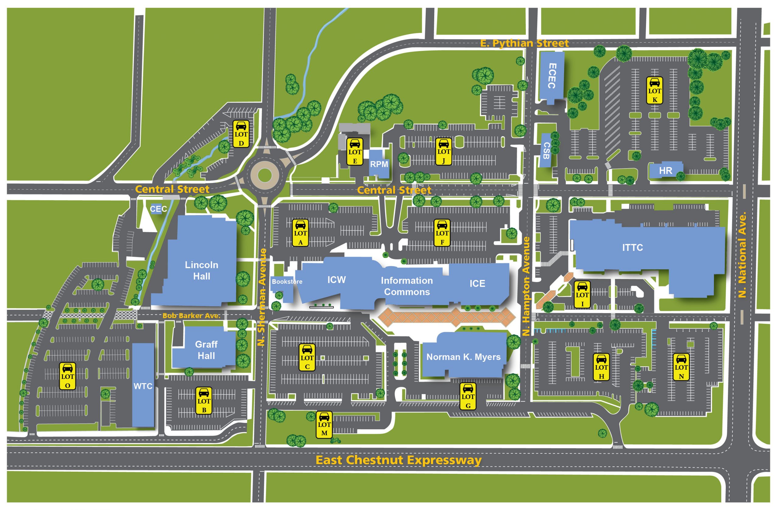 College Of The Ozarks Map College Of The Ozarks Campus Map