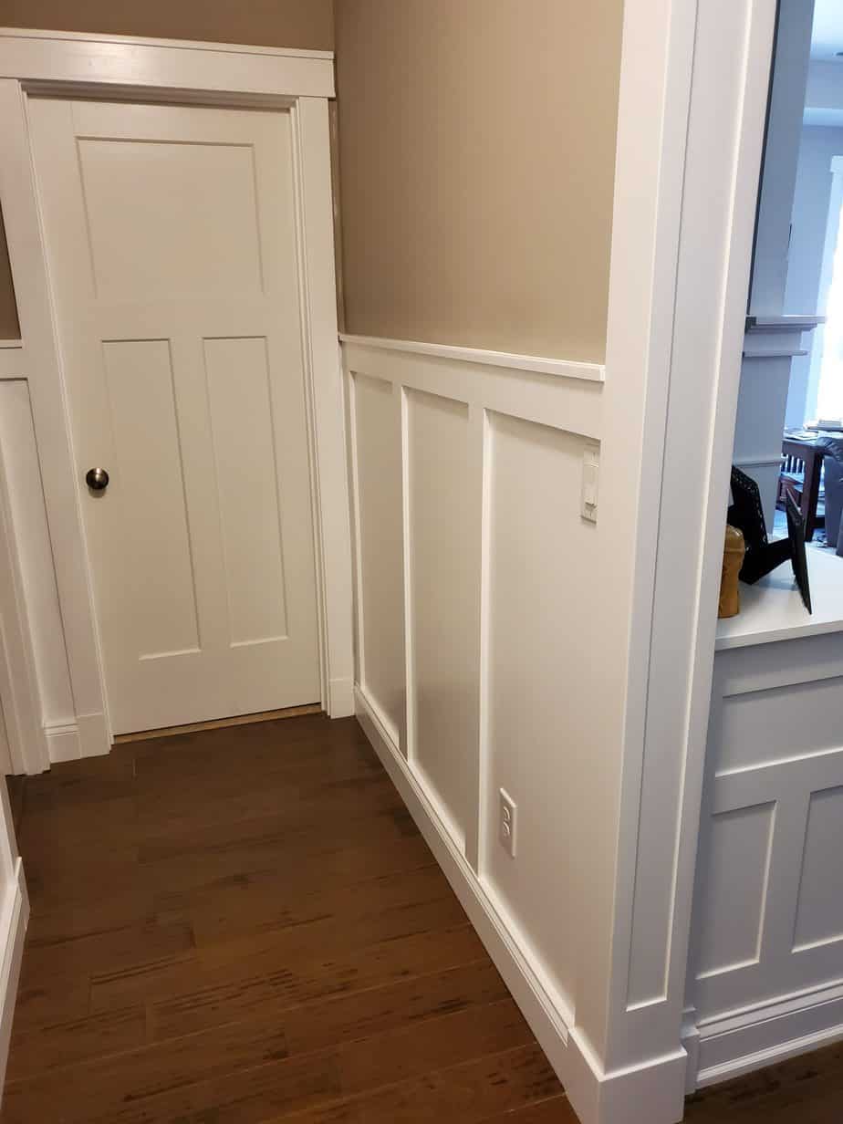 Painted wainscoting