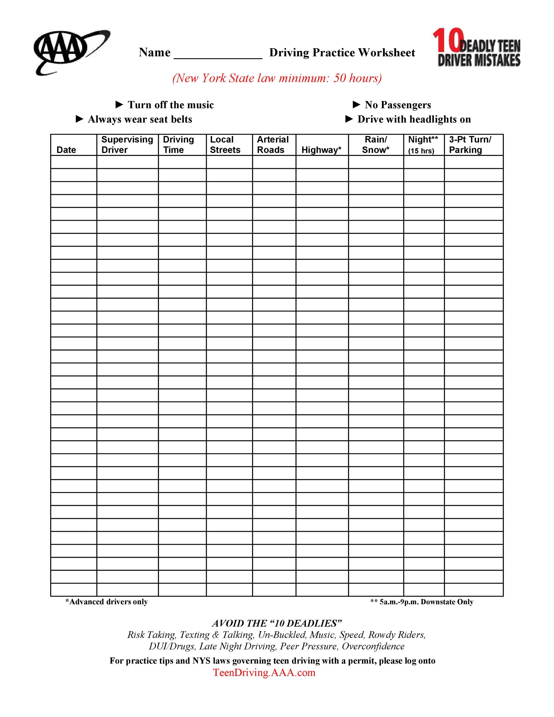 50 Printable Driver's Daily Log Books [Templates & Examples]