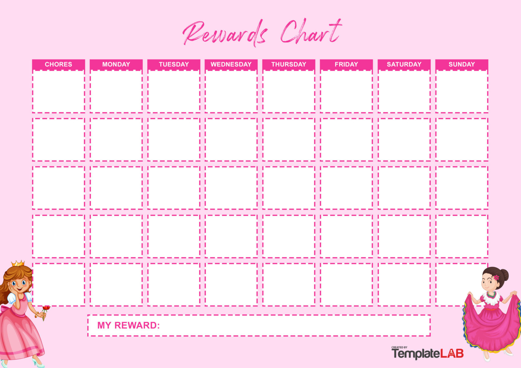 44 Printable Reward Charts for Kids (PDF, Excel & Word)