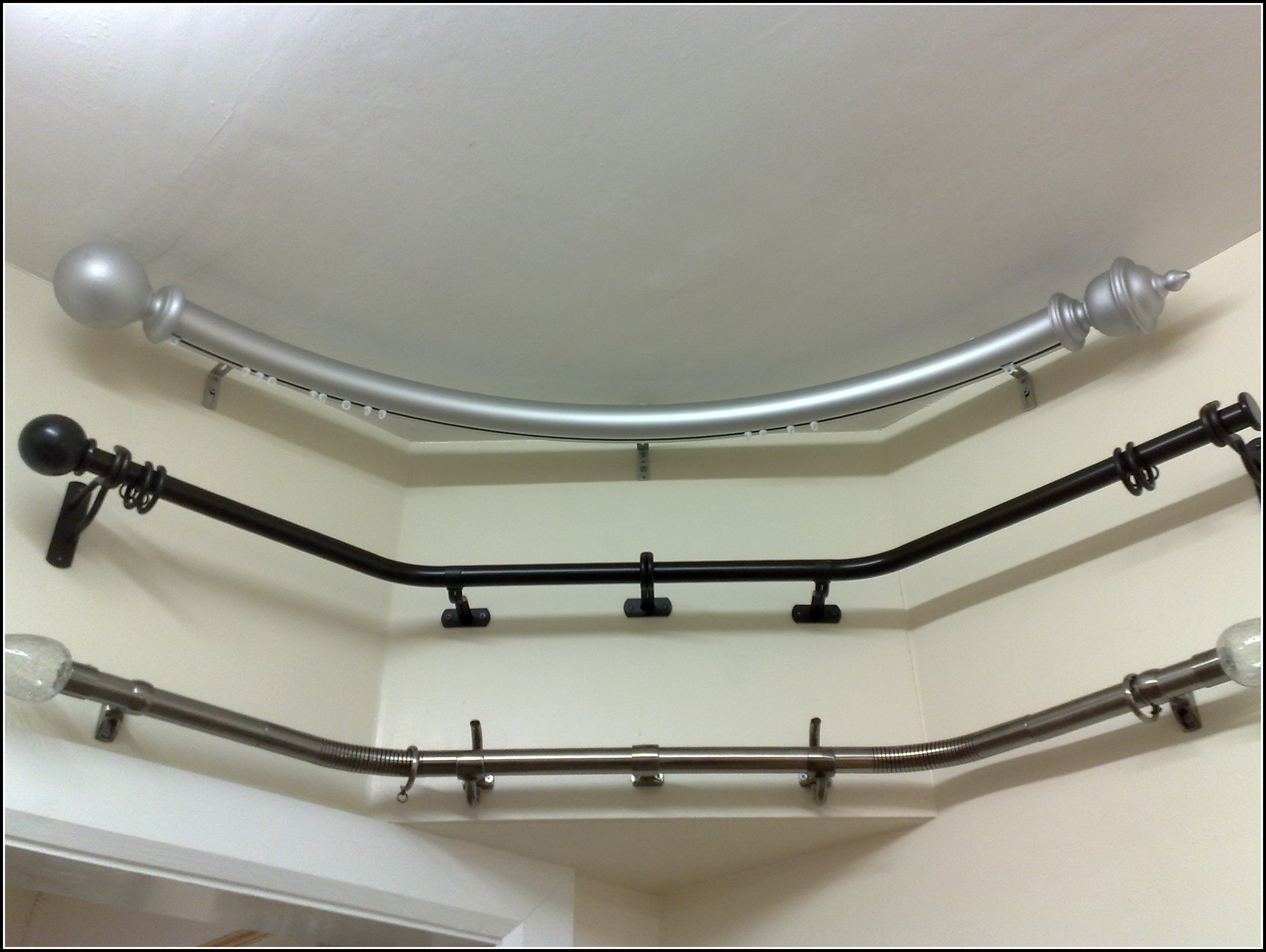 Curtain Rods For Bay Windows Curved Windows