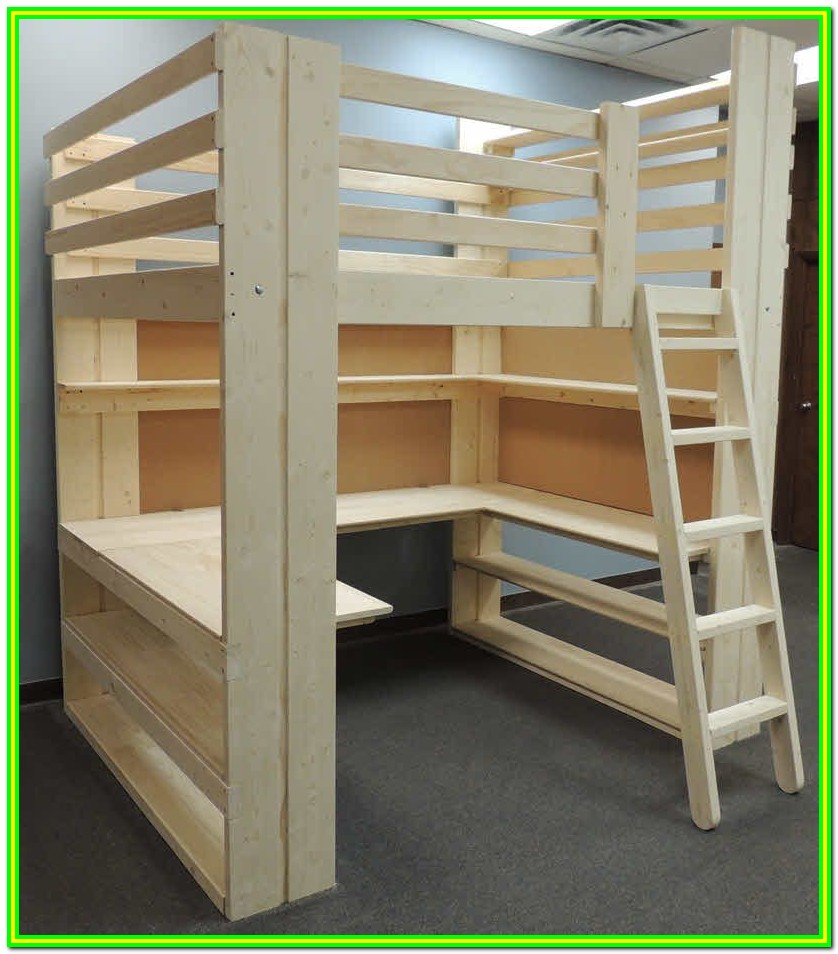 Diy Loft Bed With Stairs And Deskdiy Loft Bed With Stairs And Desk