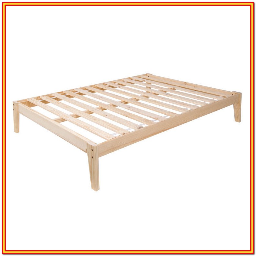 Wood Bed Frame Queen Plans