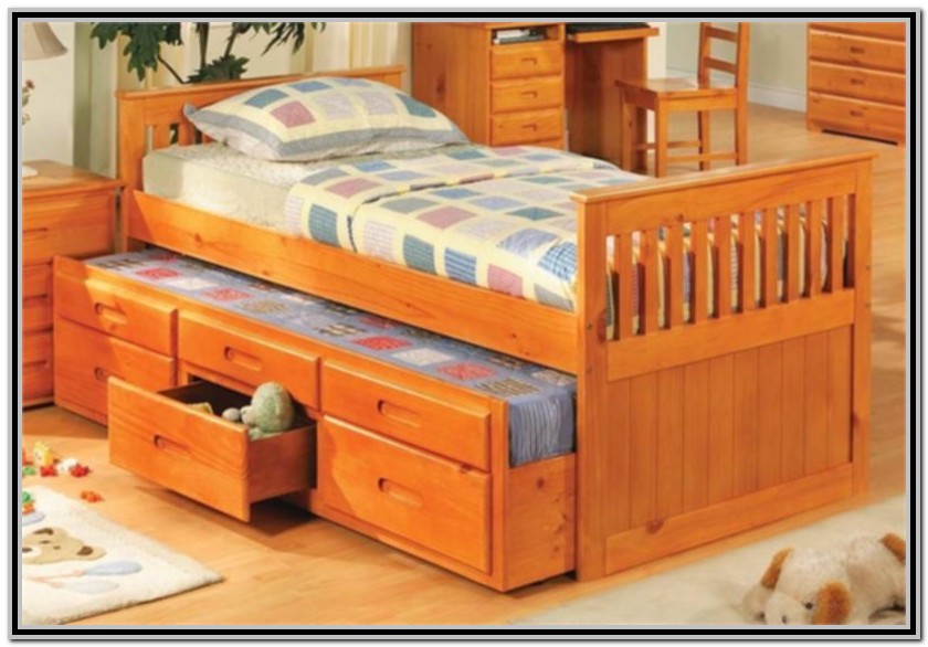 Trundle Bed With Storage Drawers