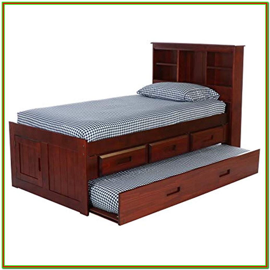 Twin Trundle Bed With Drawers