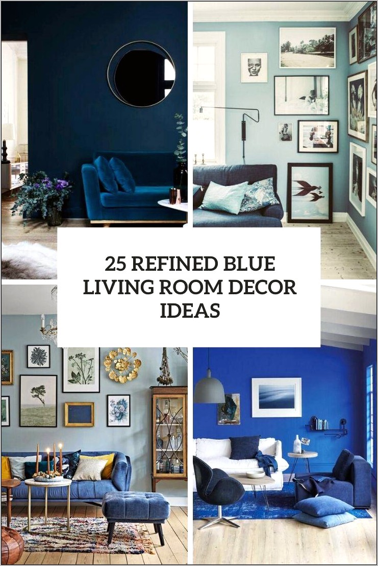 Blue Decorating Ideas For Living Room