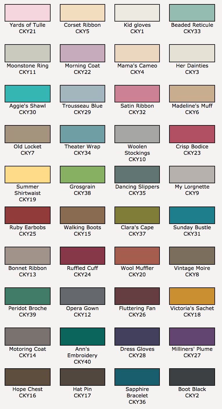 Chalkboard Paint Colors