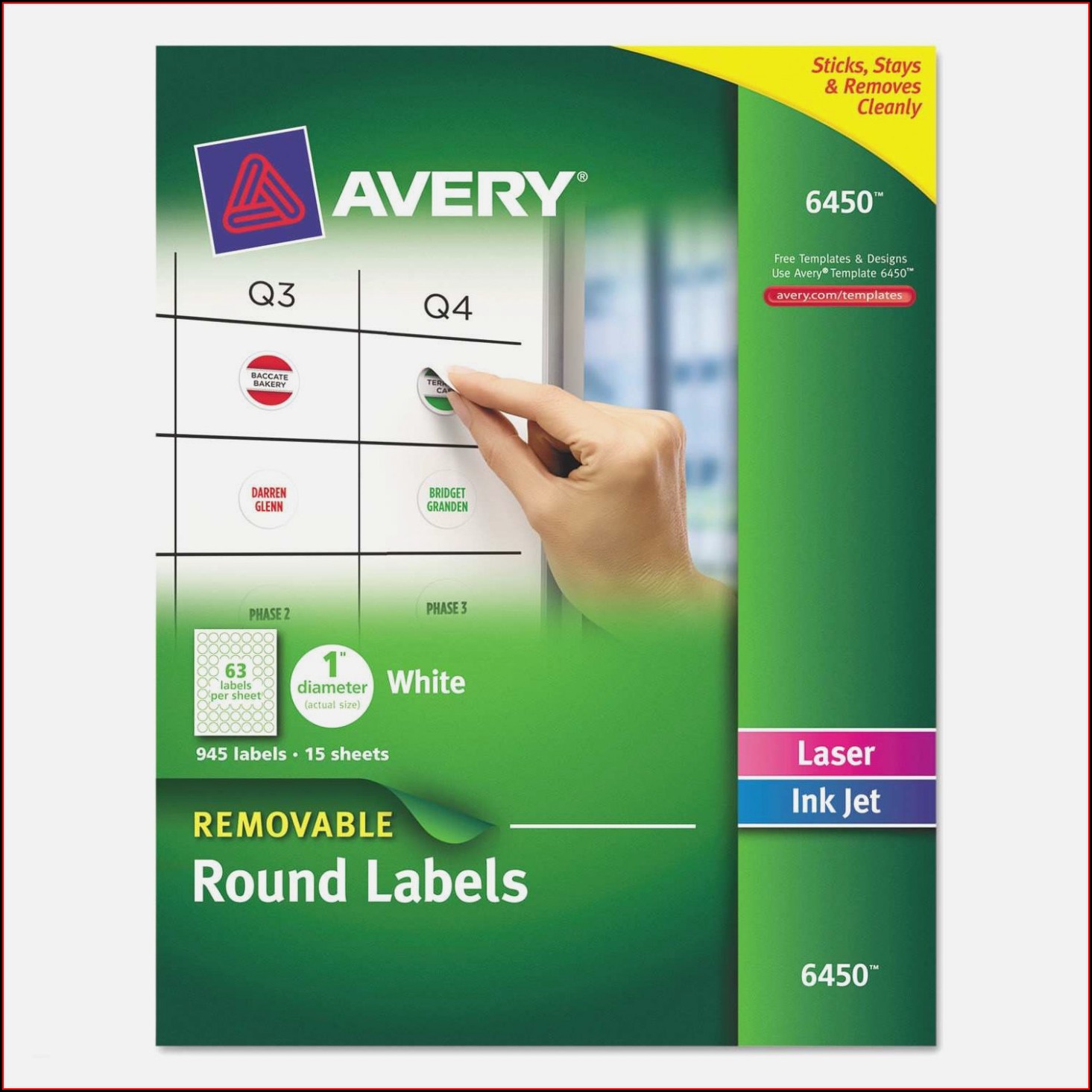 Avery 2 Inch Round Labels Template