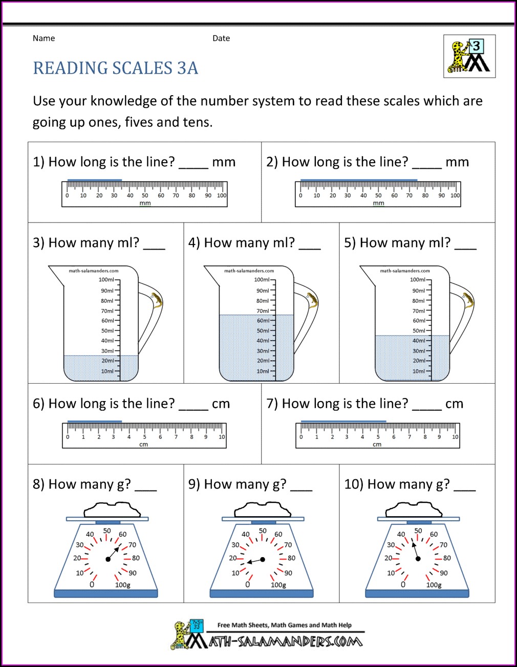 Free Science Worksheets For 3rd Grade