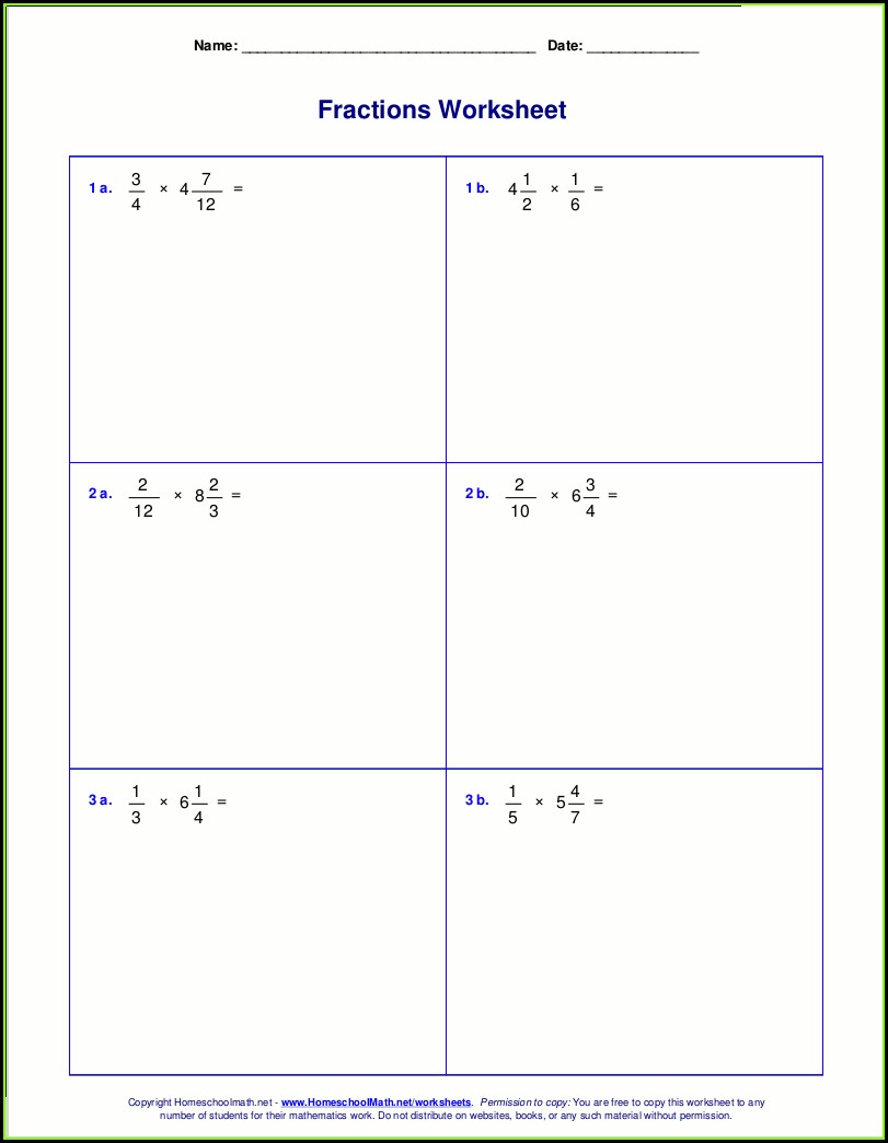 Multiplying Mixed Numbers Worksheet 5th Grade