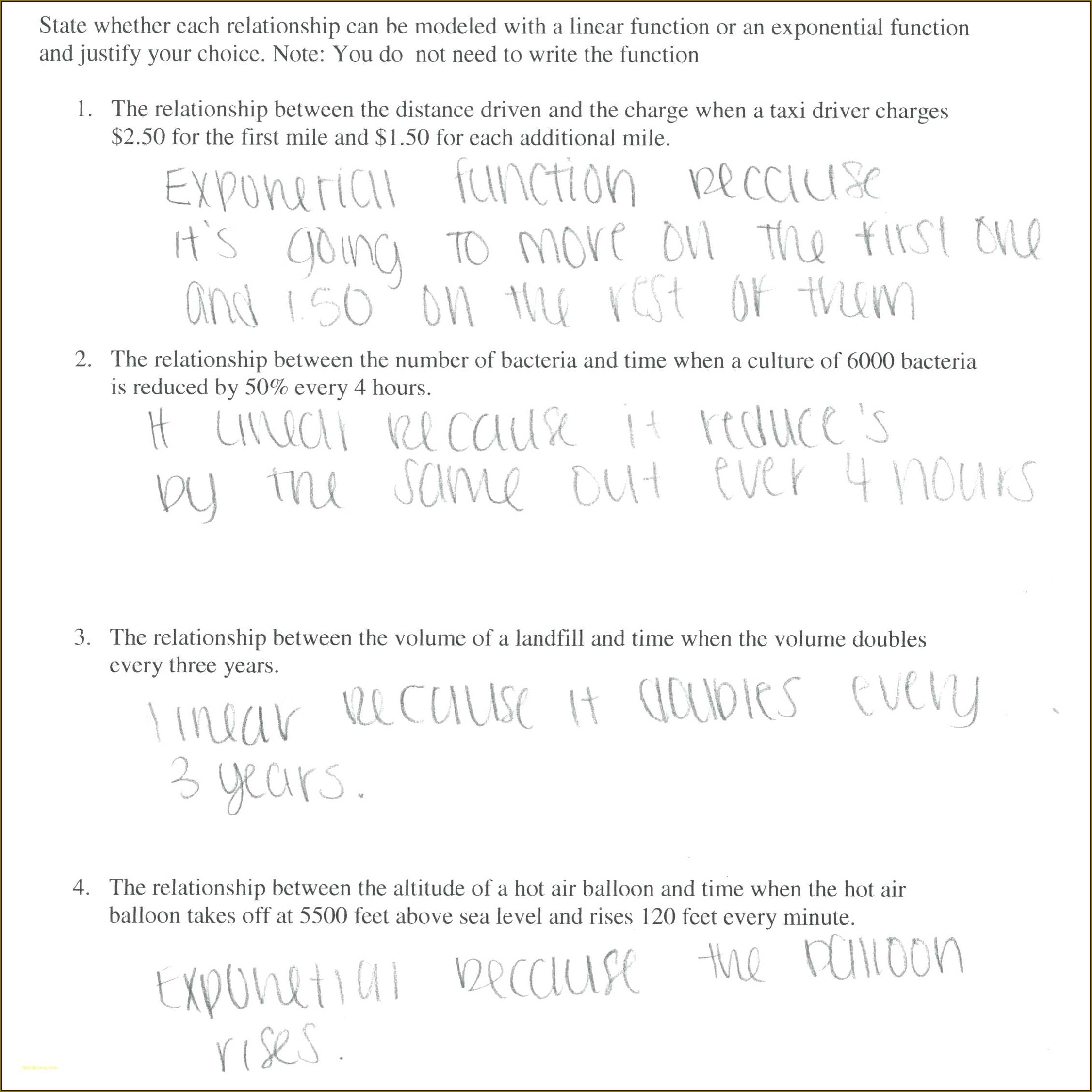 Word Problems Worksheet Answers