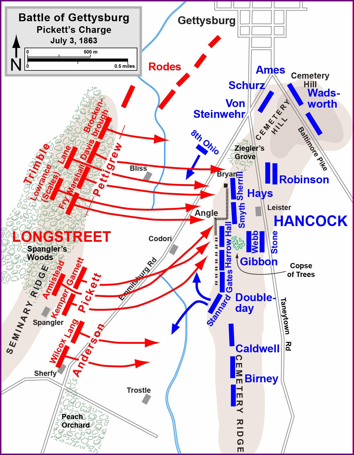 Gettysburg Battlefield Map Pdf