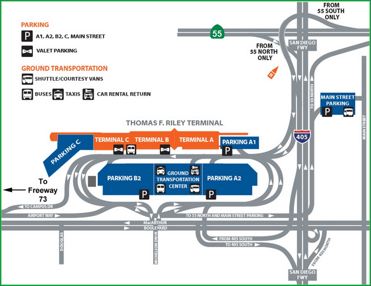 Mcghee Tyson Airport Parking Map