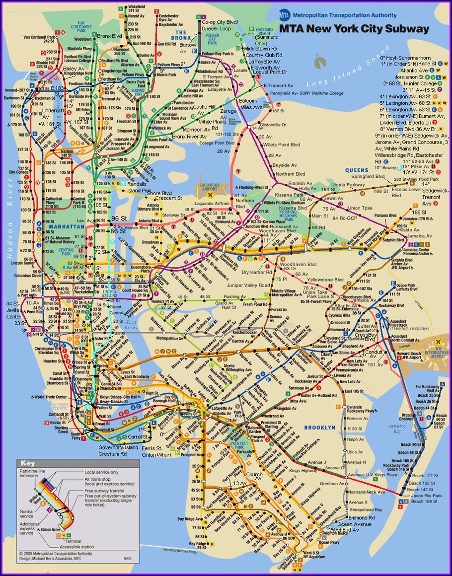 Pdf Nyc Mta Subway Map Map : Resume Examples