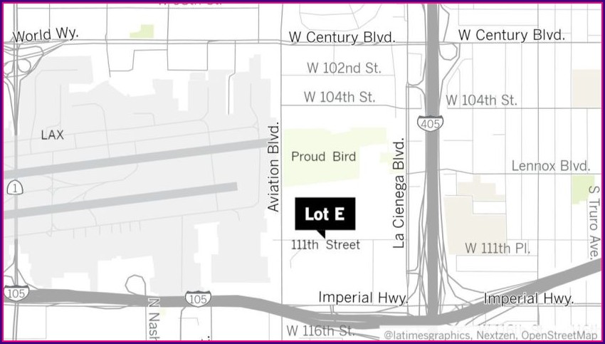 Lax Airport Parking Lot C Map