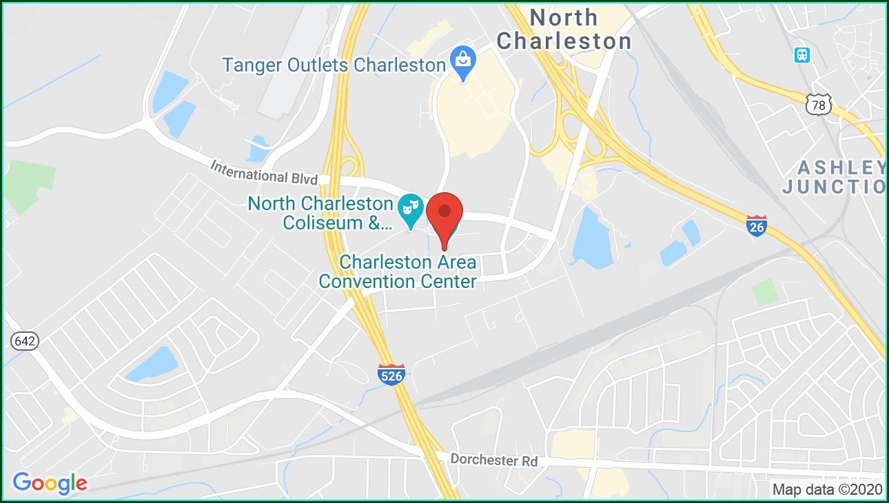 North Charleston Coliseum Map