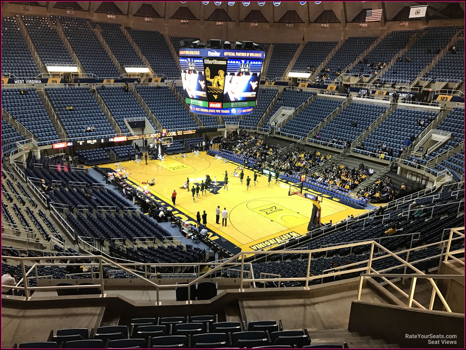 Wvu Coliseum Seating Map