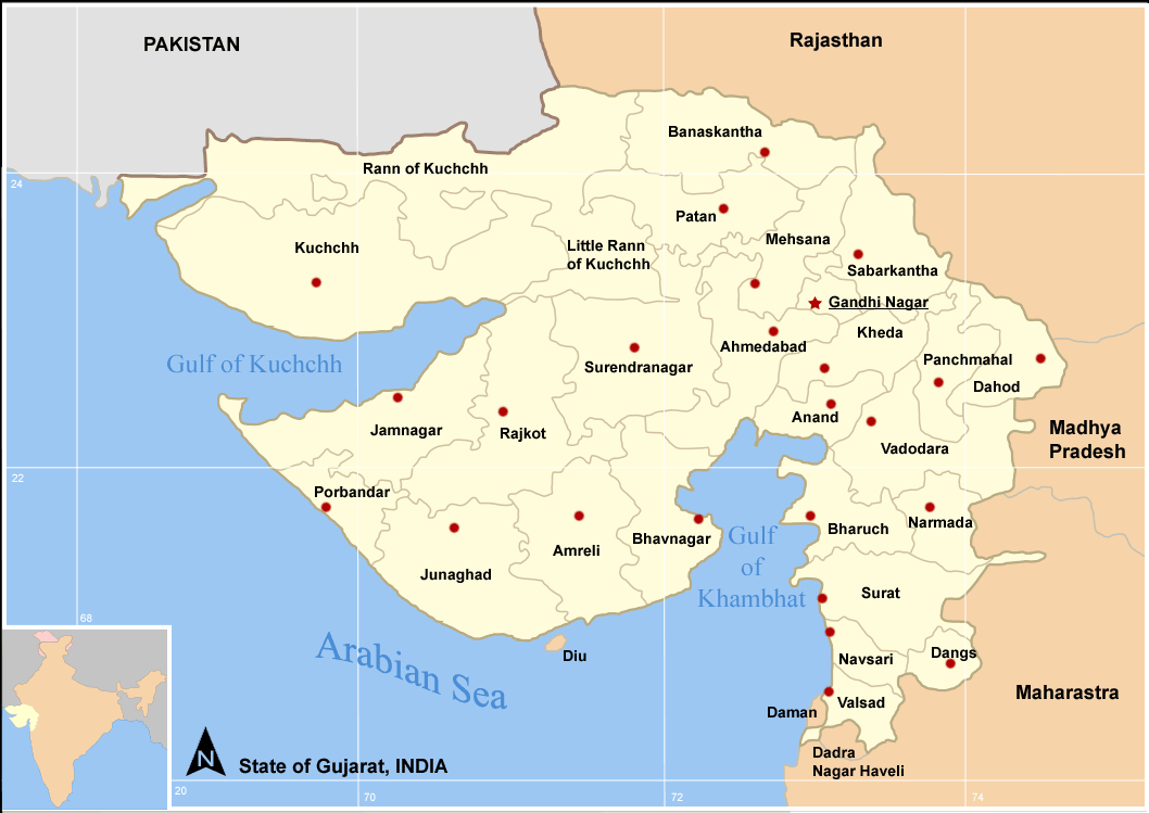 FileMap Gujarat state and districts.png Wikipedia