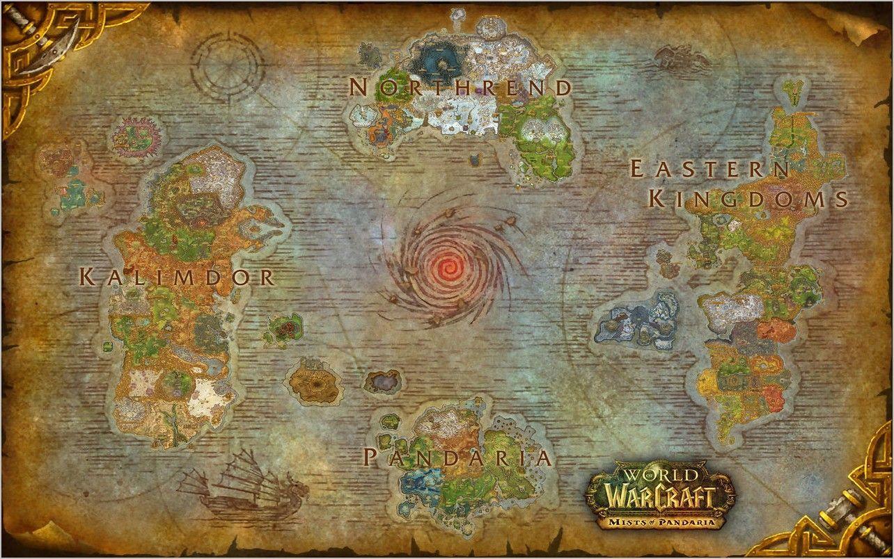 World of Warcraft Map Wallpapers Top Free World of Warcraft Map