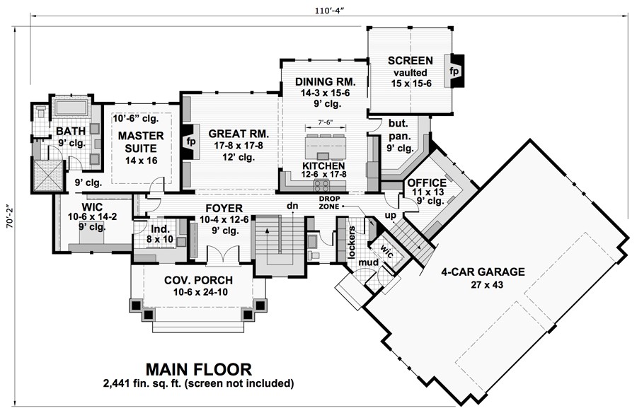 Spacious 4 Car Garage House Plans That 'WOW'! The House Designers