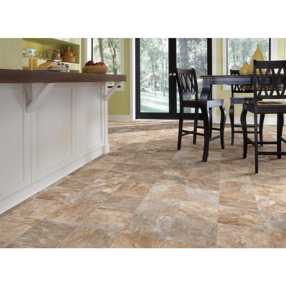 TrafficMASTER Refined Slate Residential Vinyl Sheet