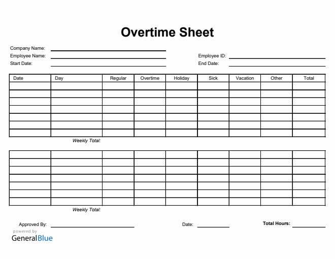 Timesheet Templates