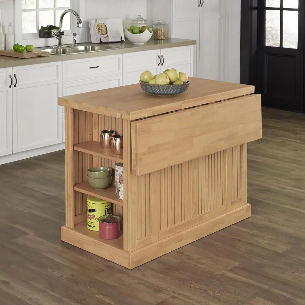 Home Styles Nantucket Maple Kitchen Island With Storage505594 The