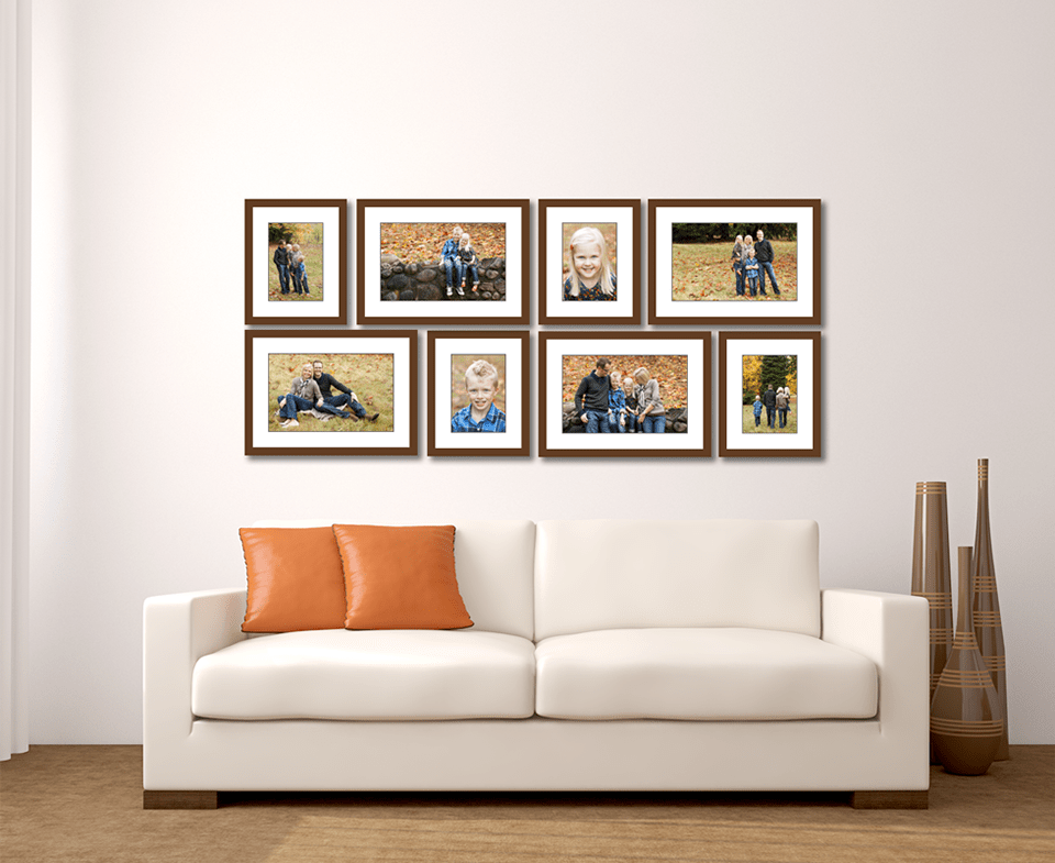 Large Living Room Wall Gallery Jenn Di Spirito Photography