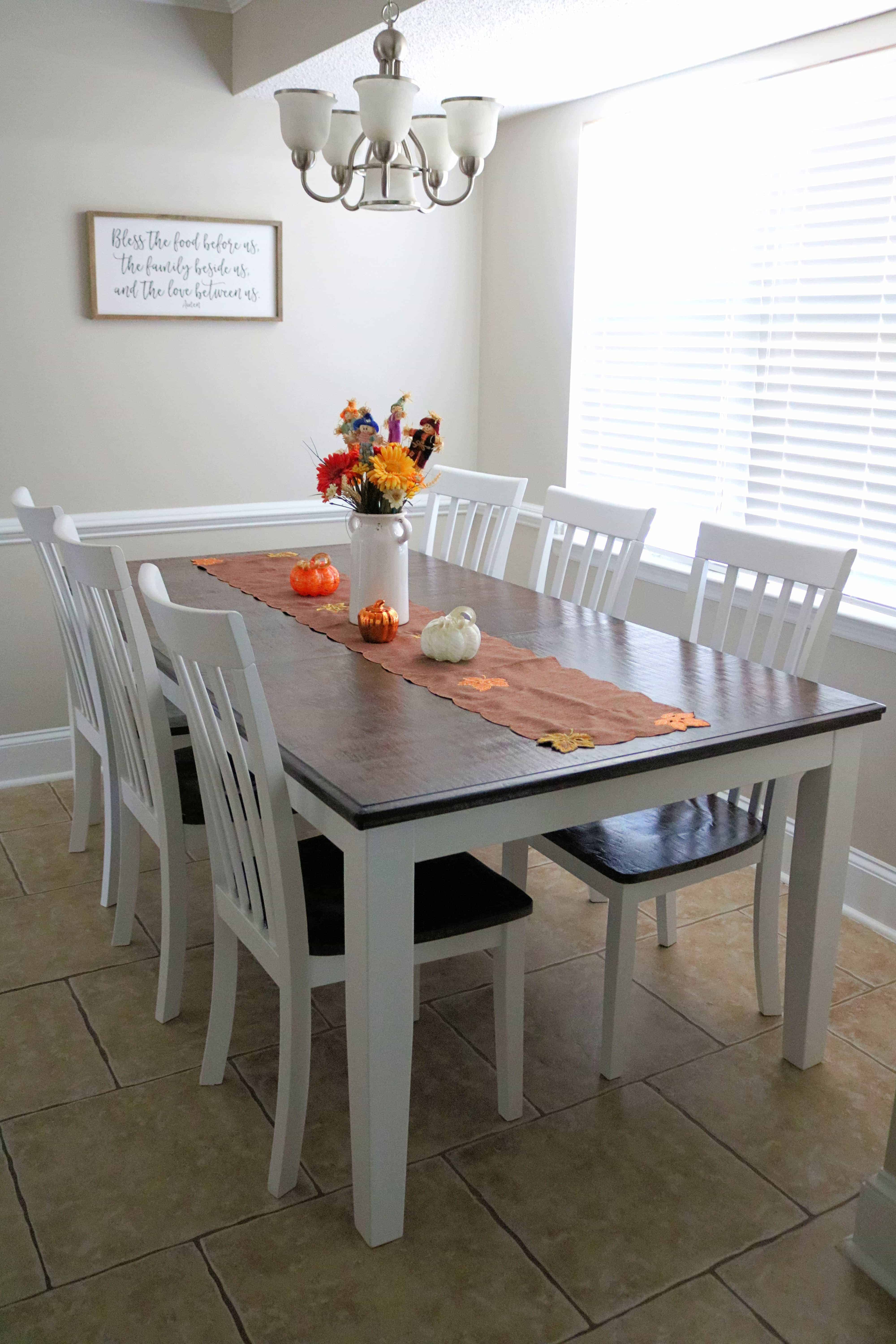 Chalk Paint Dining Table Makeover (DIY) Kindly Unspoken