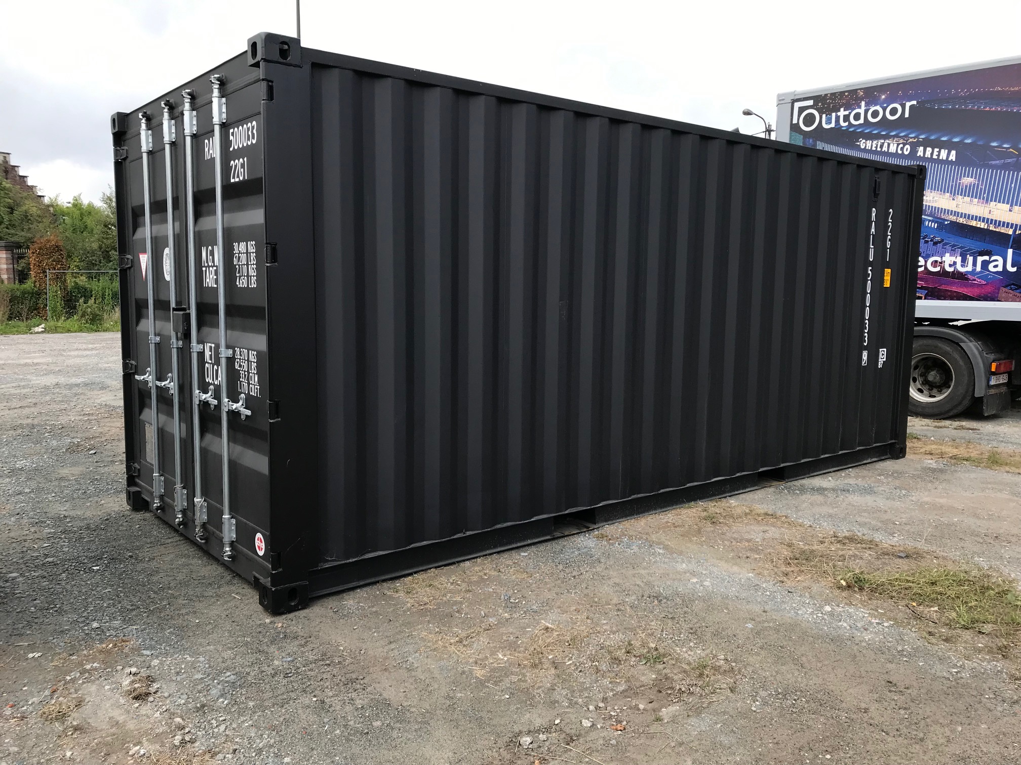 20FT BLACK SHIPPING CONTAINER (FIRST TRIP) Promotions Mechanic International