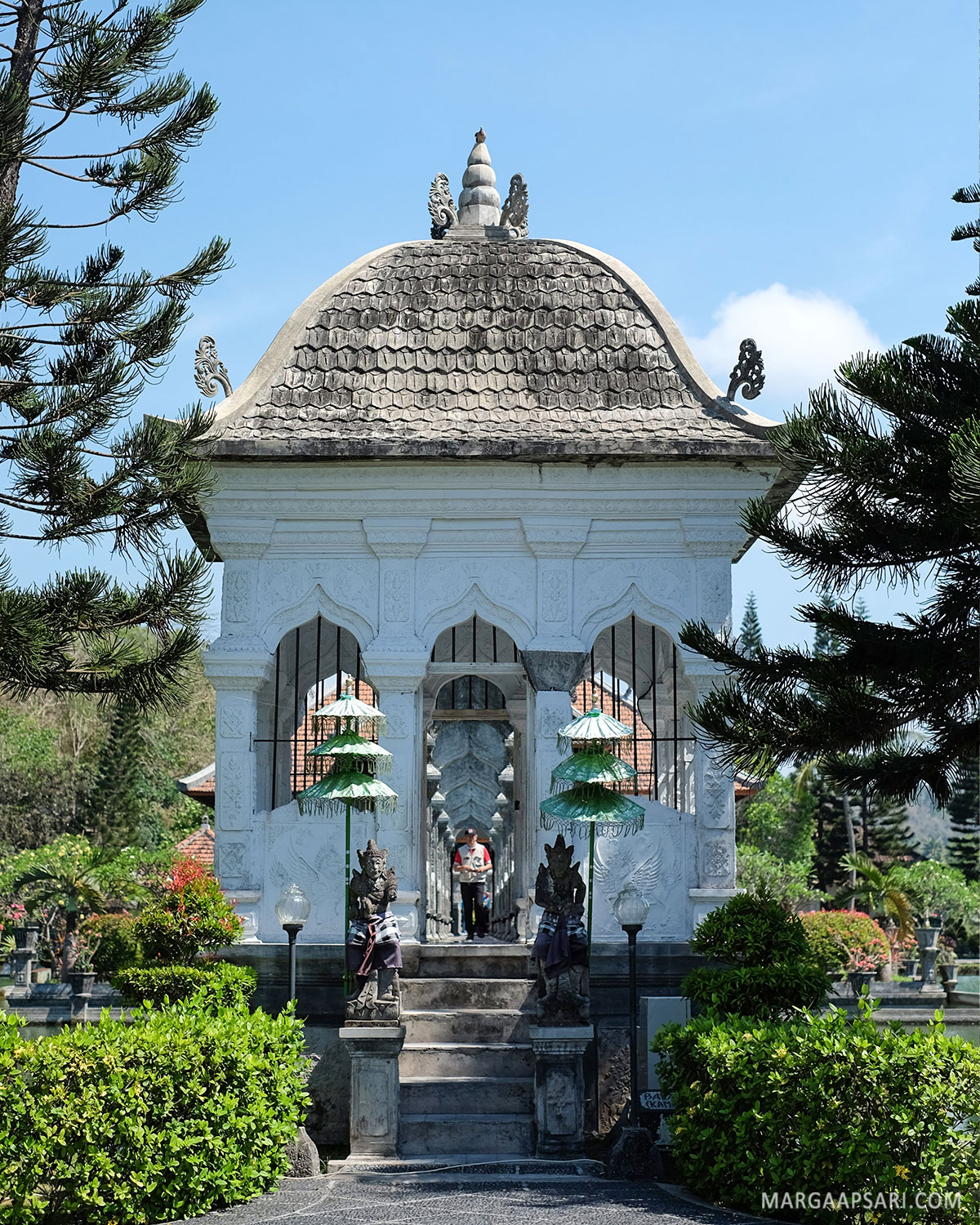 Arsitektur Taman Soeksada Ujung, tempat wisata di Karangasem Bali