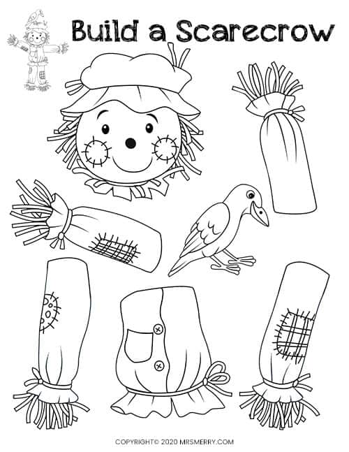 Free Scarecrow Printables Web In This Craft Project, You’ll Get To Be ...