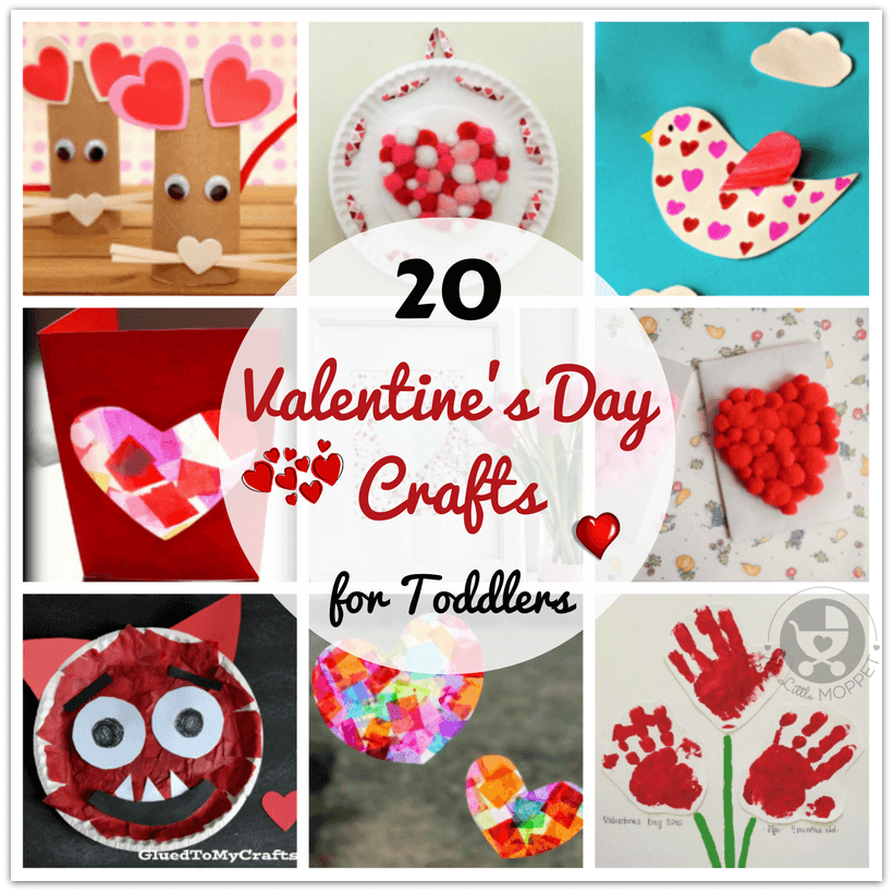 20 Easy Valentine's Day Crafts for Toddlers