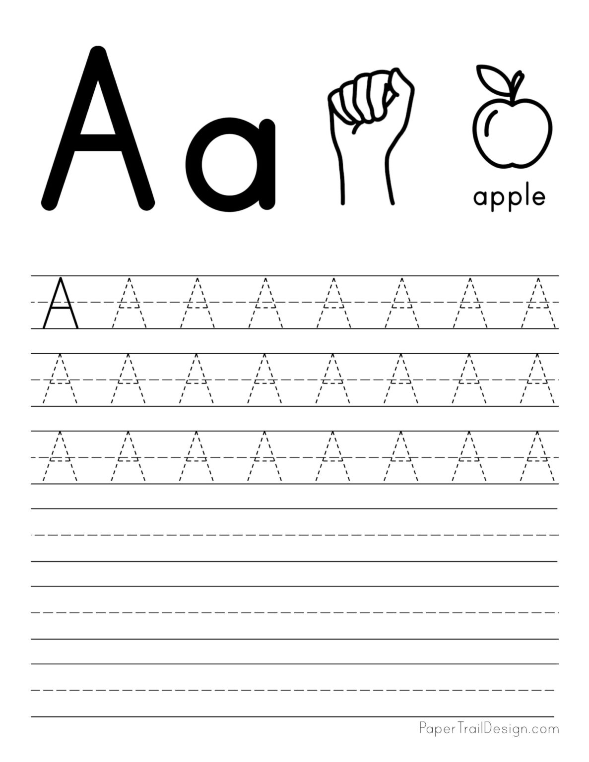 Lowercase Letter Tracing Worksheet Free Printable Let - vrogue.co