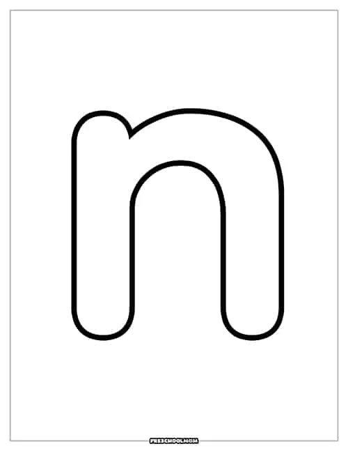 Letter N Preschool Printables - Preschool Mom