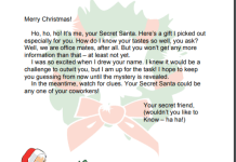 Letter From Santa Template