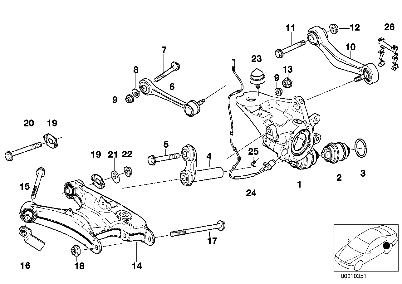 Bmw E90 Rear Suspension Diagram - diagramwirings