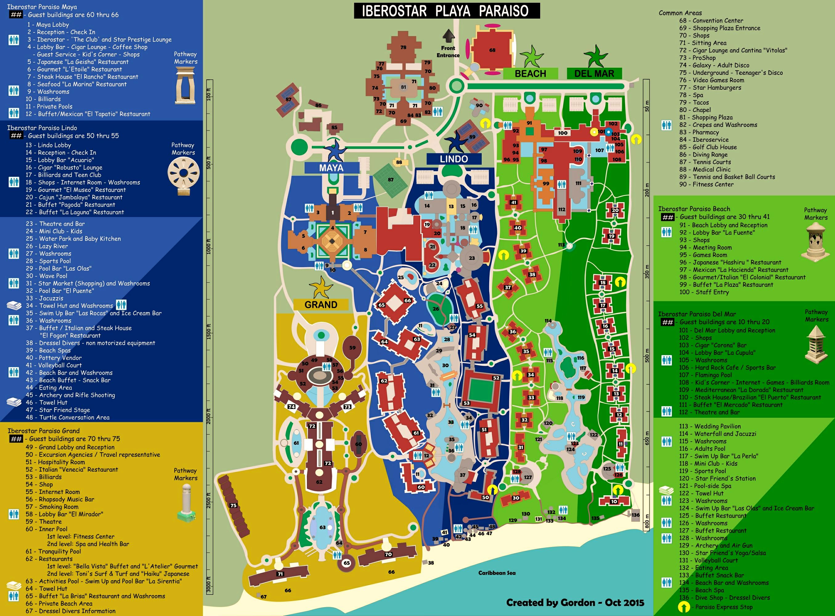 Desire Riviera Maya Resort Map | Printable Templates Free