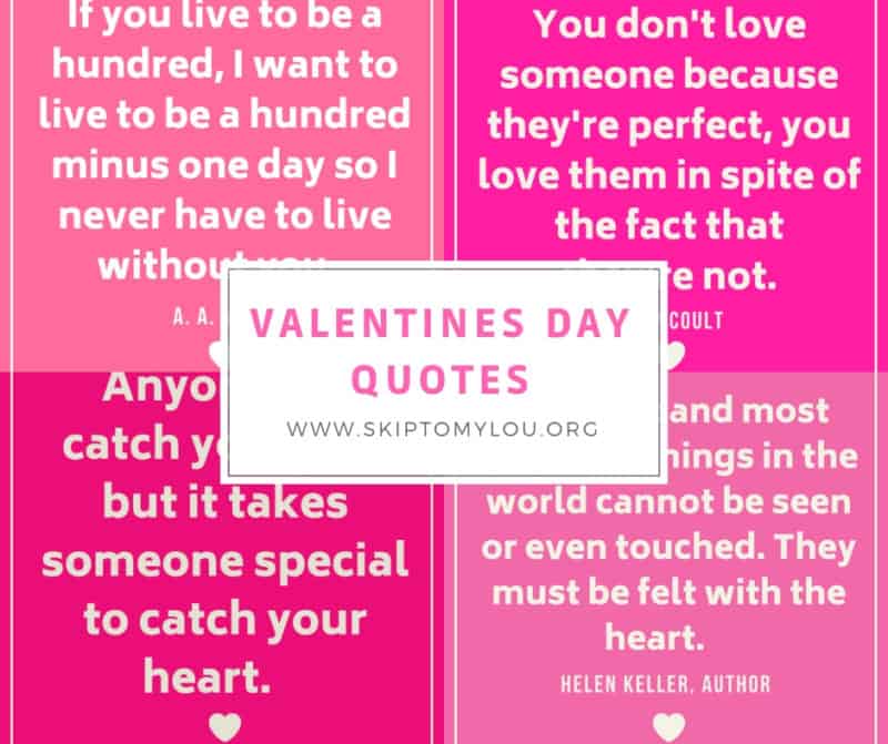 Cute sayings for Valentine's Day Skip To My Lou