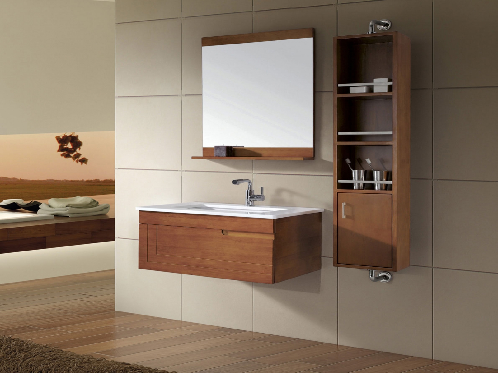 Floating Bathroom Vanity In Modern Design For Your Lovely House