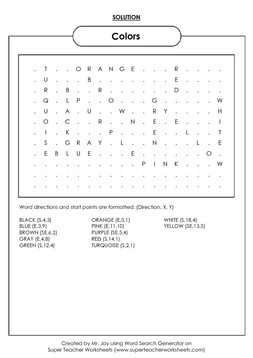 Word Search Generator Free - change comin