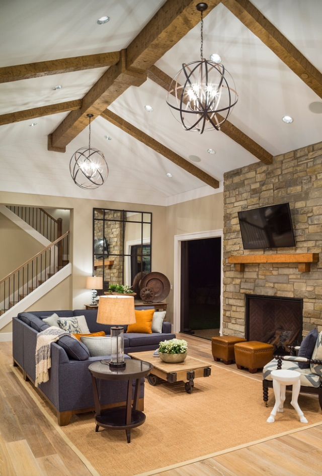 Living Rooms With Exposed Beams That Steal The Show