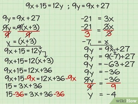 Solve Equations With Variables