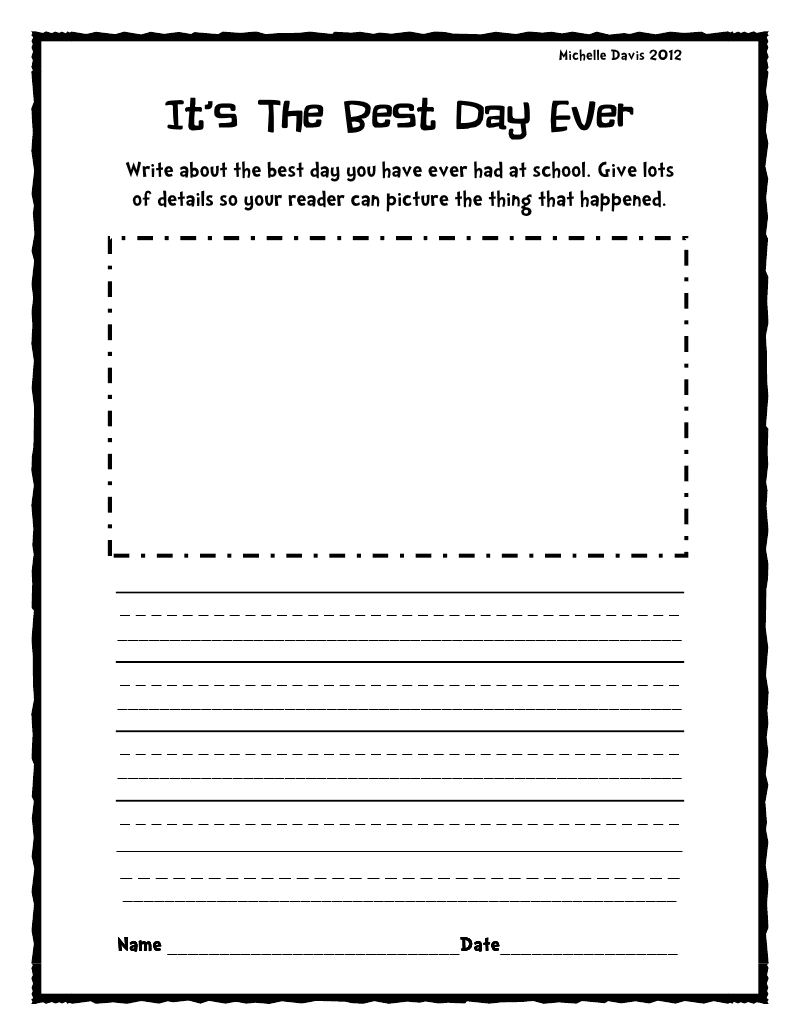 19 Best Images of Second Grade Creative Writing Worksheets - Free