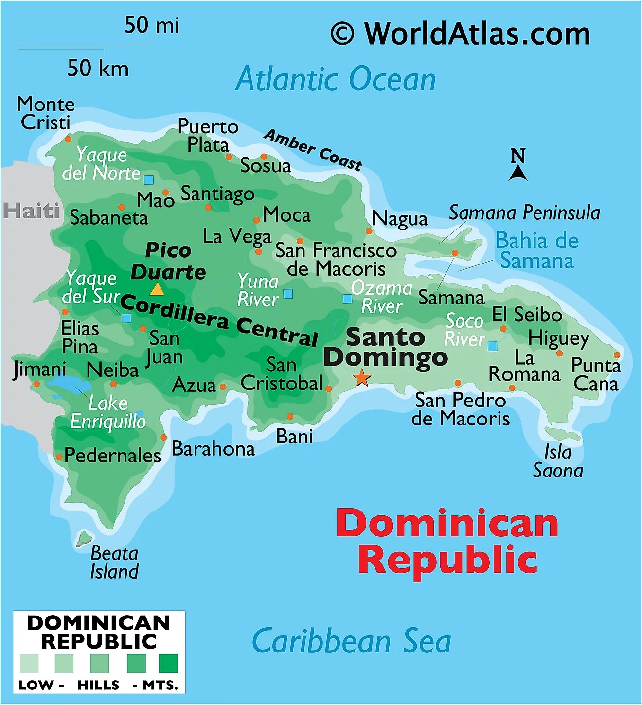 Nagua Dominican Republic Map Expreso NaguaSanto Domingo, María Trinidad Sánchez