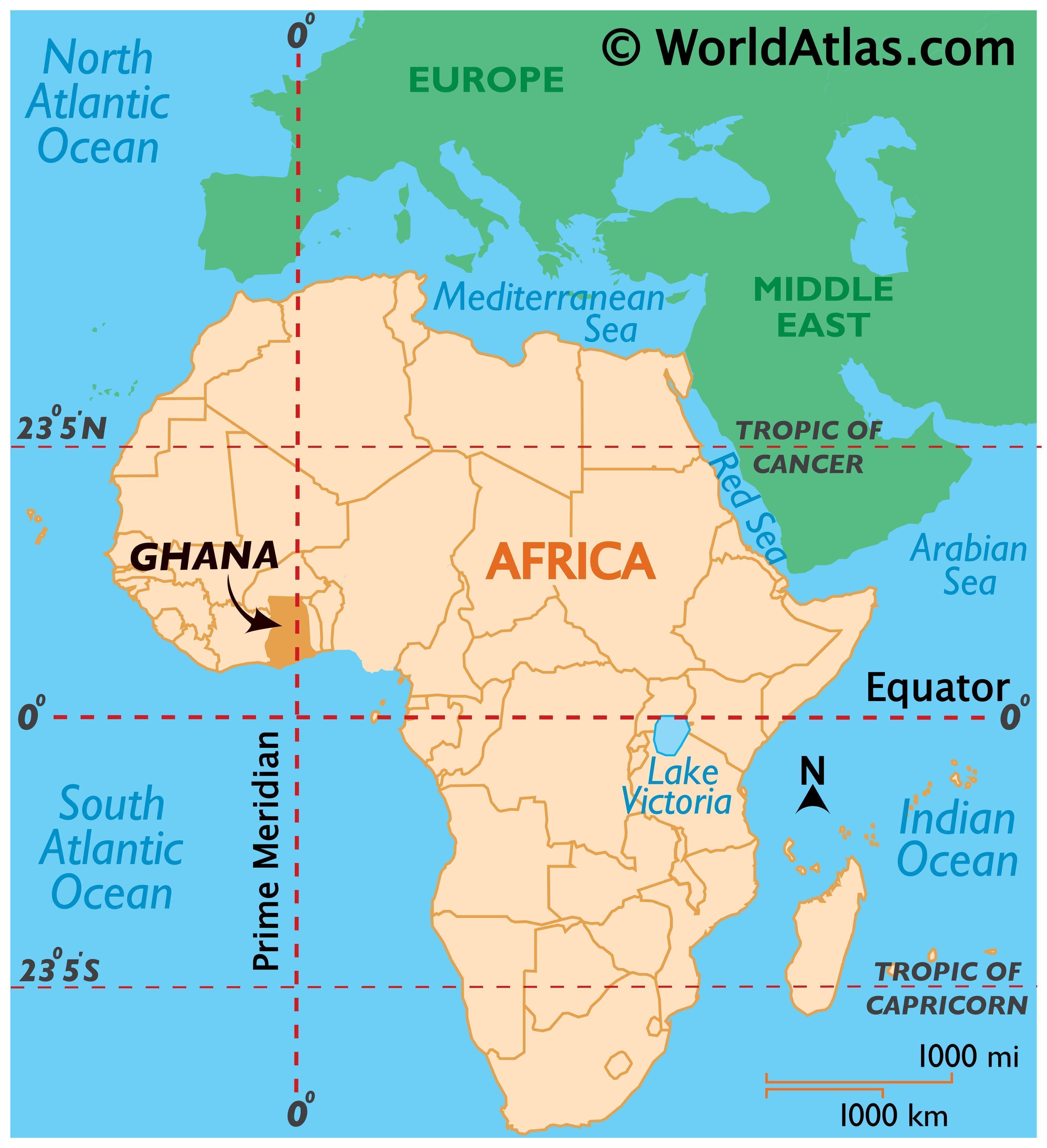 Where Is Ghana On The World Map | US States Map